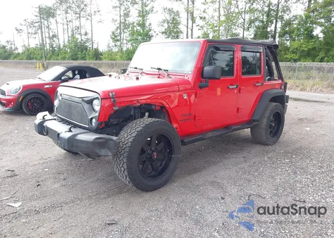 2016 Jeep Wrangler Unlimited Sport z USA, uszkodzony, nr VIN 1C4BJWDG3GL103793